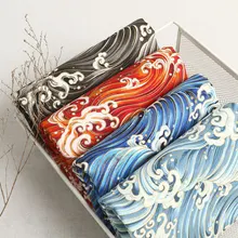 LEO& LIN новая японская ткань ручной работы ткань и ветер счастливый Хлопок Ткань DIY все-матч