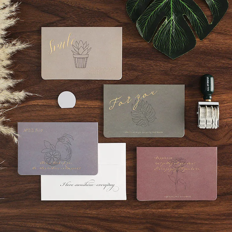  6Pcs Party Wedding Invitations DIY Handmade Paperboard Mother' Day Blessing Cards Greeting Cards Mi - 4.00006E+12