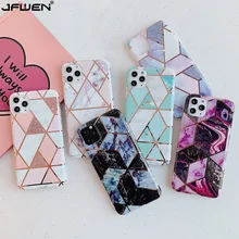 Покрытие геометрический мраморный чехол для iphone 7 XR 11 Pro Max чехол для iphone X XS Max 8 7 6 6S Plus чехол для телефона силиконовый мягкий чехол