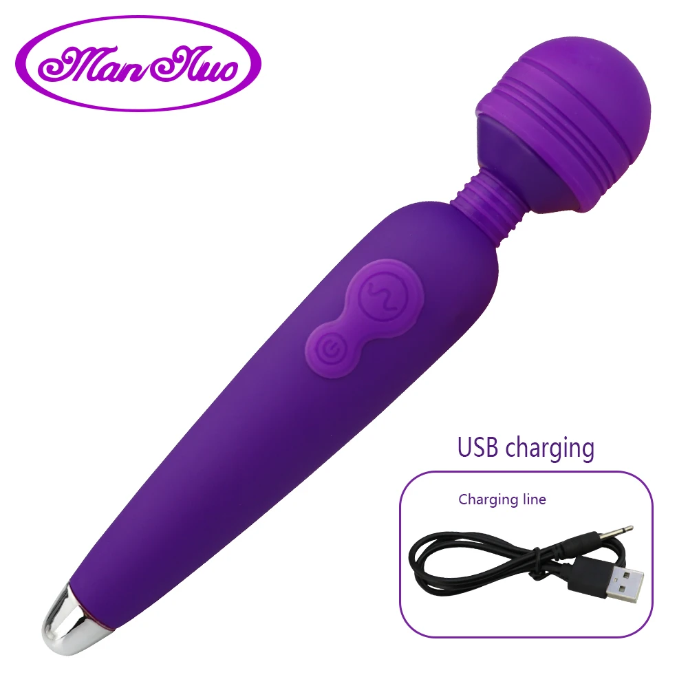 Мощные Вибраторы для орального клитора Man nuo массажер тела USB зарядка эротические