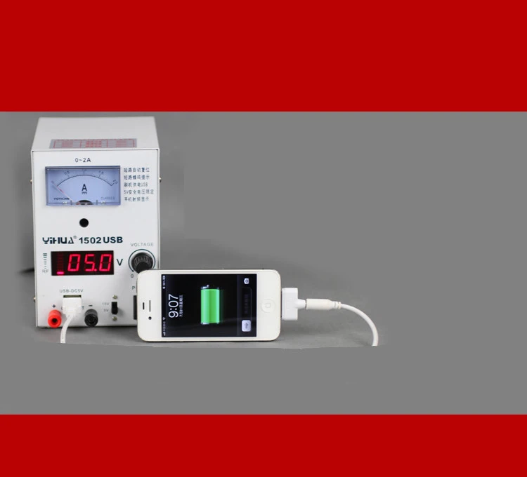 

YIHUA-1502USB 15V 2A Adjustable USB Dual Direct Current Regulated Power Supply