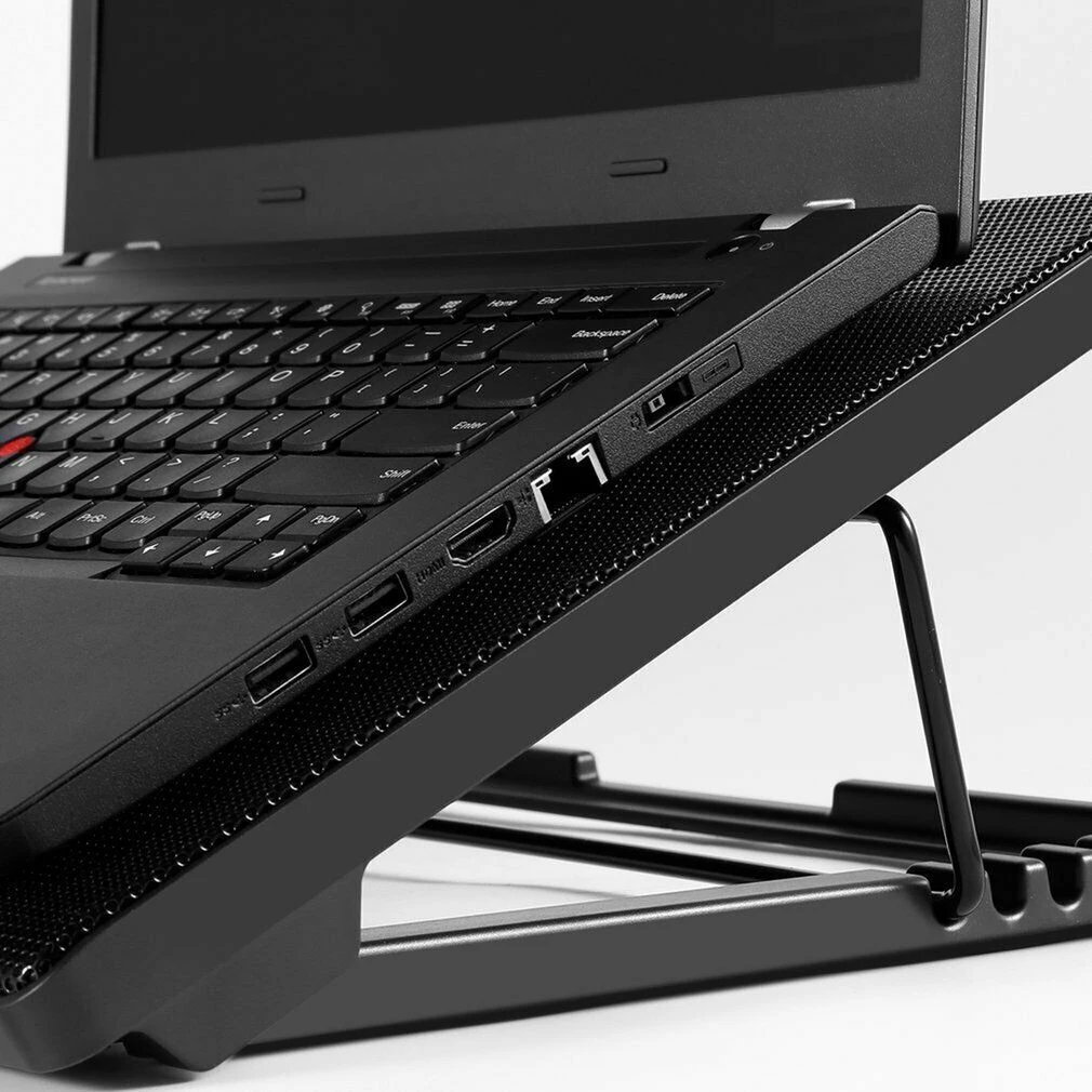Дополнительный usb-вентилятор для ноутбука 1" 15,6" 1" с 5 вентиляторами 2 usb-порта скользящая подставка вентилятор охлаждения ноутбука с подсветкой