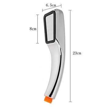 

New Shower Head Universal Shower Head High Pressure With Powerful Jet, Rectangular Form Anti Limestone Hand Shower For Spa and B