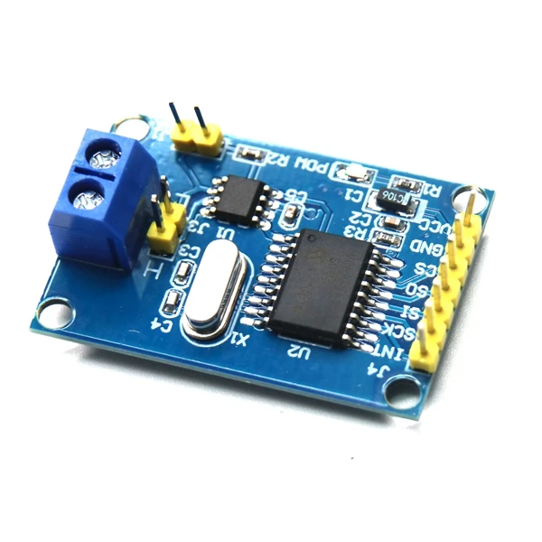 Одночиповый программный ресивер SPI protocol 51 Tja1050 Mcp 2515 Can Bus Module Mcp2515|Интегральные