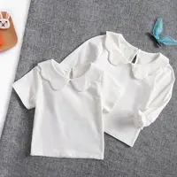 Sanlutoz Soft Cotton Baby Girls T-shirt Cute Infants Tops Clothing White Newborn Toddler Shirts Clothes Casual 3