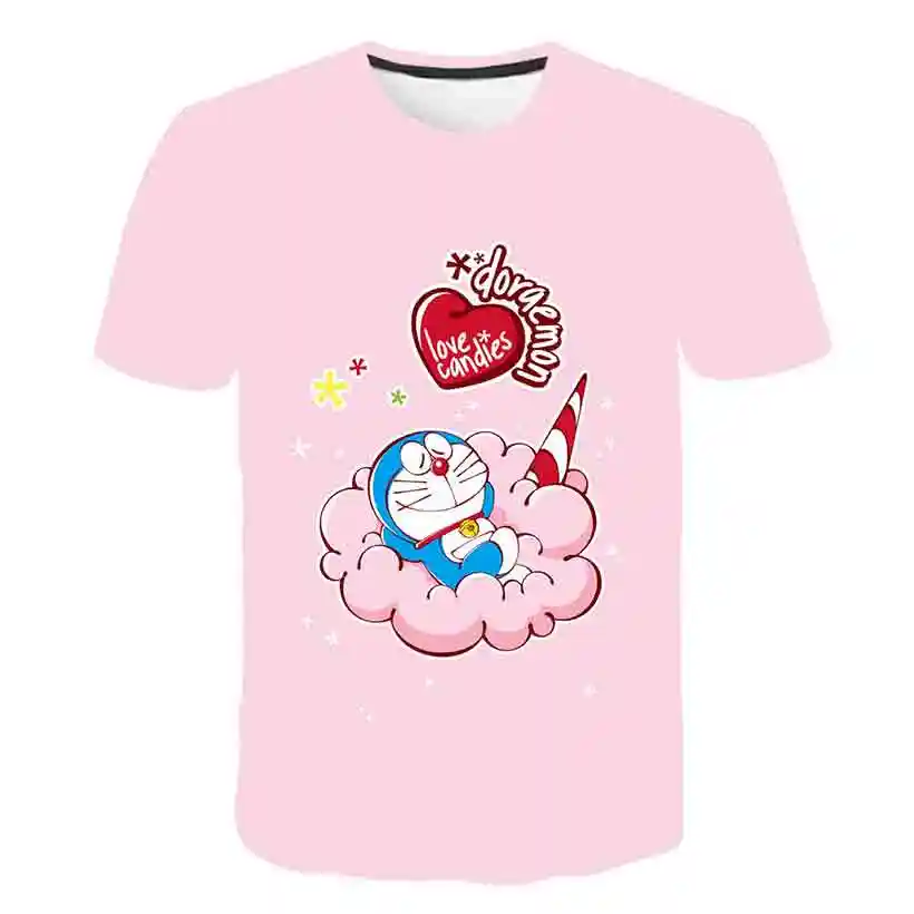 New Fashion Summer 3d Cartoon Doraemon Children S Clothing Short