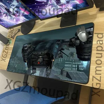 

XGZ Customized Large Mouse Pad Black Lock Edge Movie Star Wars HD Computer Desk Mat Rubber Stripe Non-slip 900x400/600x300