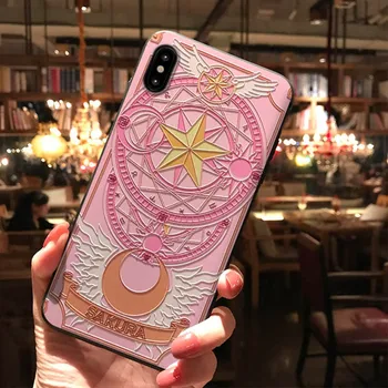 

Card Captor Sakura Phone Case for Samsung Galaxy S10e S8 S9 S10 S20 Ultra Plus Note 8 9 10 Plus Soft Silicone TPU Back Cover