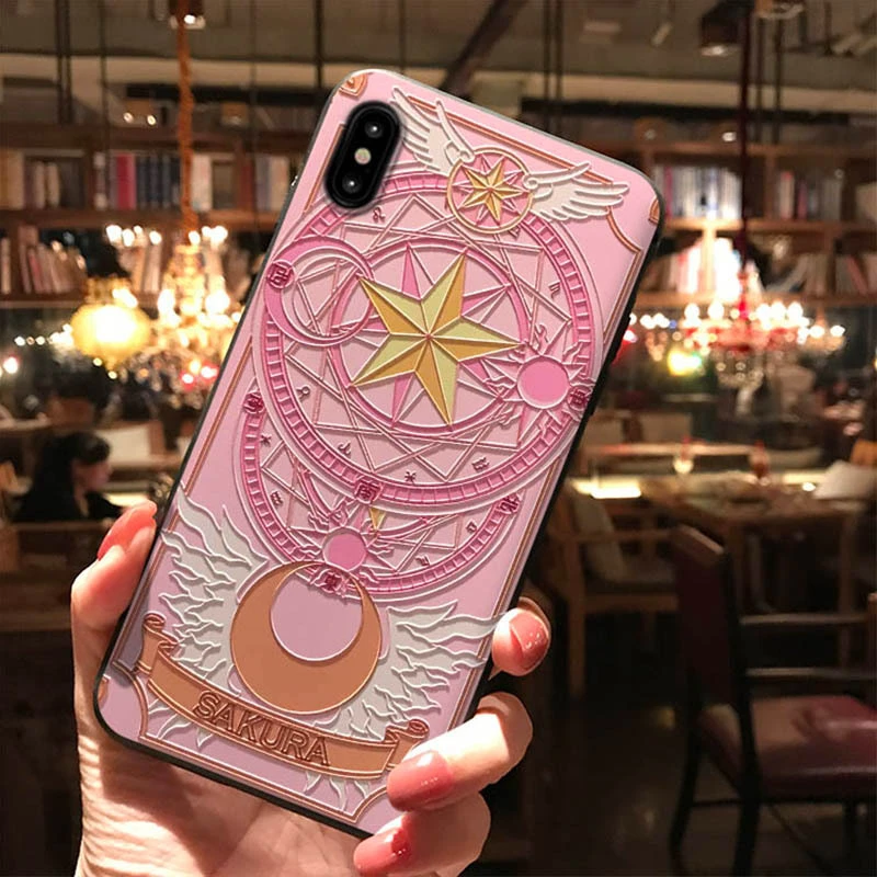 شركة كينوود Card Captor Sakura Phone Case for iPhone X XS XR 11 12 13ProMax ... coque iphone xs Ken Block DC