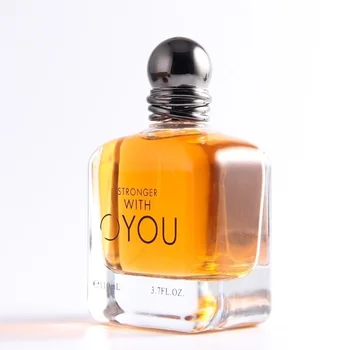 

1pcs 110ML Men Perfume Make Me Strong and I am Fragrant With Perfume men deodorant Crystal glass bottle