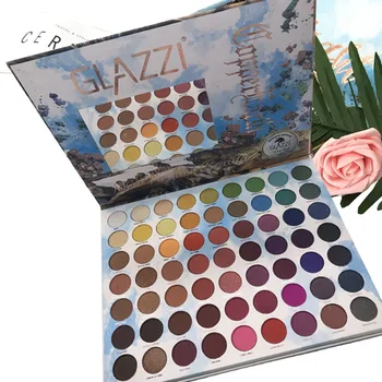 

2019 63Colors glitter eye shadow powder palette 35Color Cosmetic Diamond make up Metallic Smoky & Matte Pearl Light jz0820