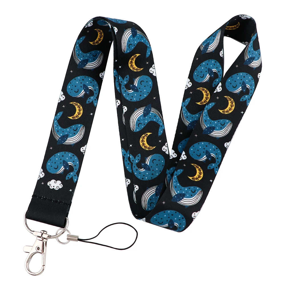 P5710 Famous Planets Cute Lanyard Keychain ID Card Pass Gym Mobile Phone USB Badge Key Ring Holder Neck Straps Nurse Accessories