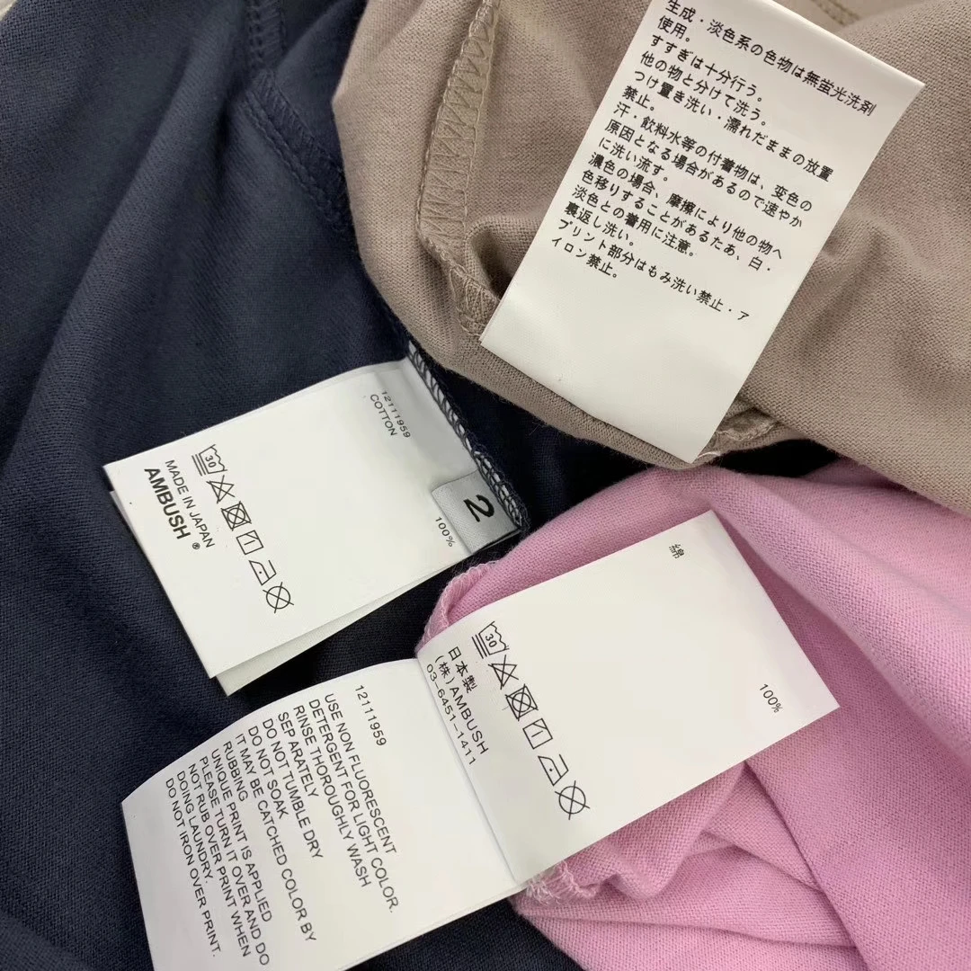 Засада сзади надпись-логотип печать длинный рукав футболка 19SS Уличная Повседневная мужская и женская засада футболка