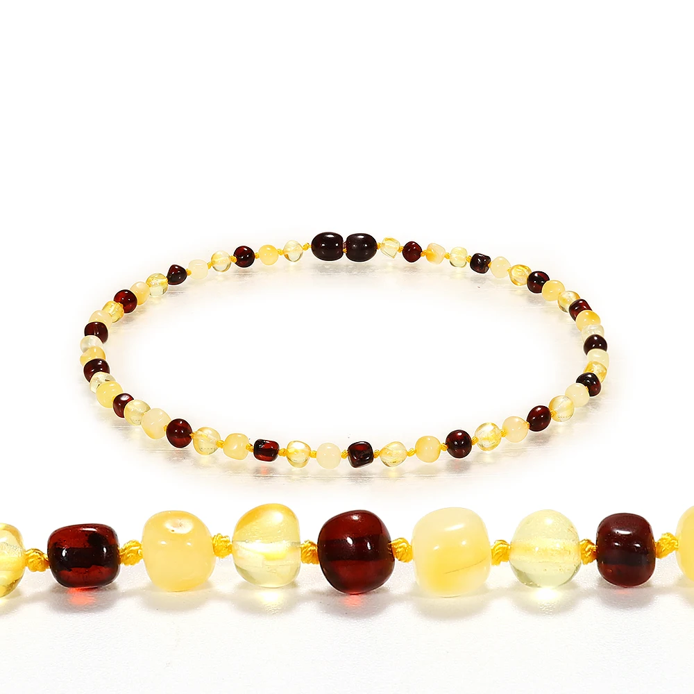 DOREMI 1Cherry1Gold1Honey детский браслет для прорезывания зубов, янтарный браслет, ожерелье для мальчиков и девочек, янтарные бусы, натуральный Приморский янтарь, ожерелье, ювелирное изделие
