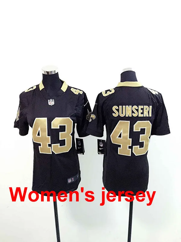 1 A+++ женские сшитые футболки New Orleans s ladies 9 Drew Brees 80 Jimmy Graham 10 Brandin Cooks 43 Darren Sproles - Цвет: 1