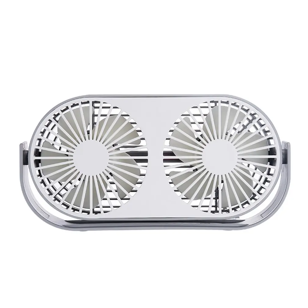 

Desktop Dual-Head Aromatherapy Fan USB Charging 3-Gear Adjustment Mini USB Fan