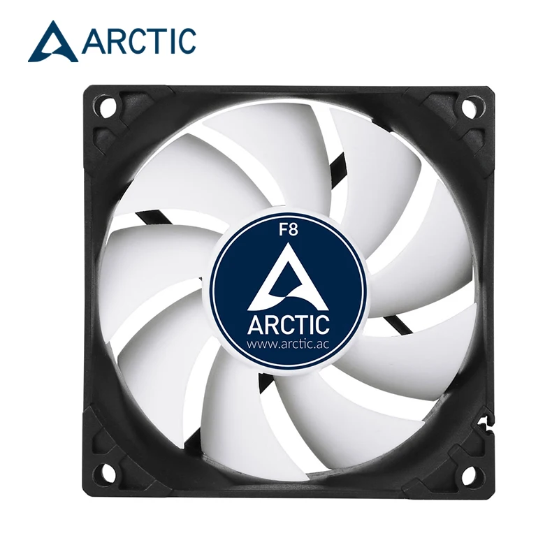Чехол для компьютера ARCTIC F8 8 см Fan 3pin 2000 об/мин 80x80x25 мм CPU вентилятор водяного