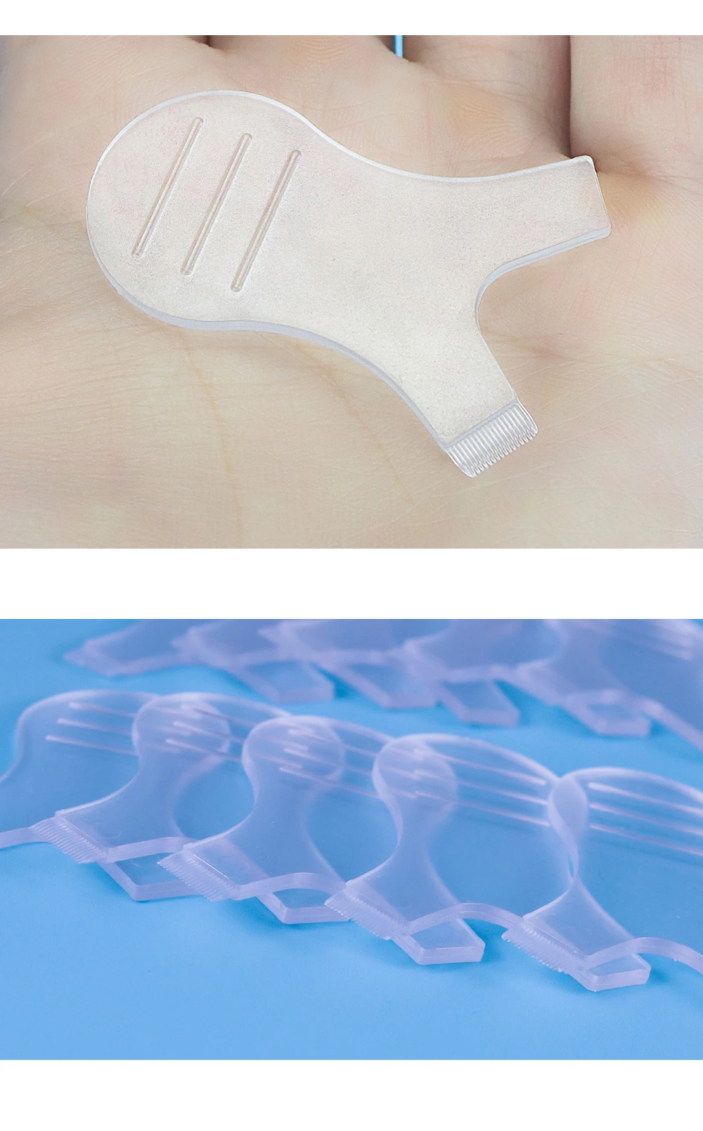 3 Pairs Silicone Eyelash Perm Pad Recycling Lashes Rods Shield Lifting 3D Eyelash Curler Accessories Applicator Tools