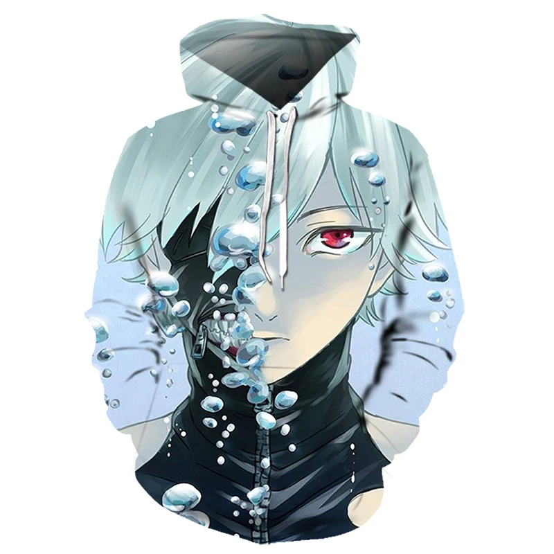  New Tokyo Ghoul 3D Hoodies Sweatshirts Mannen/vrouwen Trainingspakken Anime Kaneki Ken 3D Print Hoo