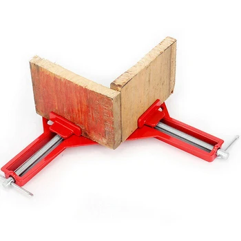 

Hand Tools Right angle clamp Supplies 2pcs Iron Red Clip Picture Frame