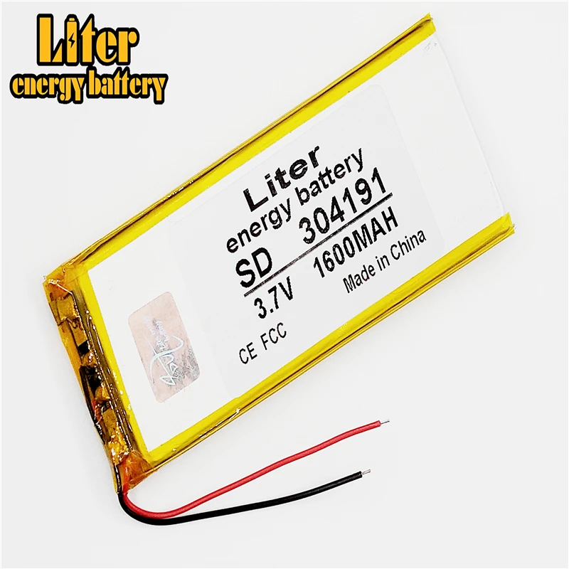 XWD 304191P 3 7 V KEBE PL304190 PL304191 1600MAH литий ионный полимерный аккумулятор для china clone S6 S9600 MTK