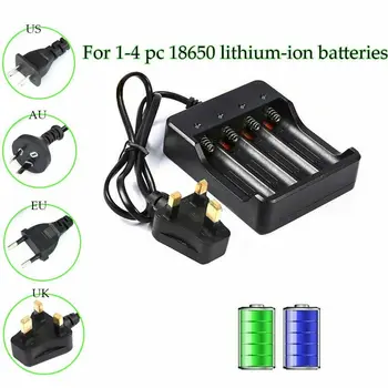

4 Slots Rechargeable Battery Charger Universal Batteries Fast Smart Charging Base EU/US/UK Plug