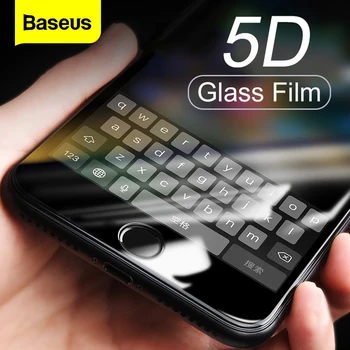 

Baseus 5D Screen Protector Tempered Glass For iPhone 8 7 Plus Full Cover Protective Toughened Glass Film For iPhone 8plus 7plus