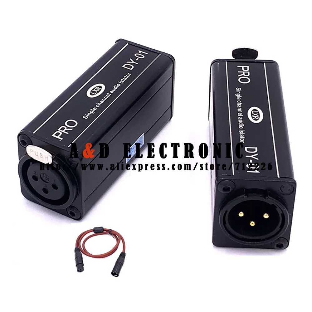 

Signal Channel Ground Loop Isolator Audio Noise Filter Eliminate Noise XLR-XLR