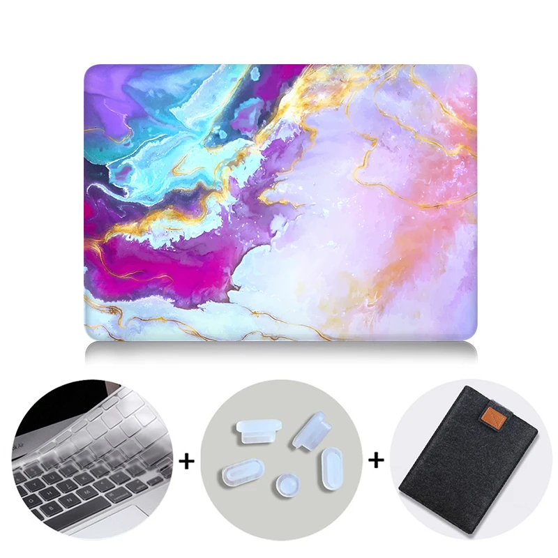 MB02 MTT чехол для ноутбука Macbook Air 13 Чехол под мрамор для Mac book Air Pro retina 11 12 13 15 дюймов Сенсорная панель сумка для ноутбука - Цвет: MB02