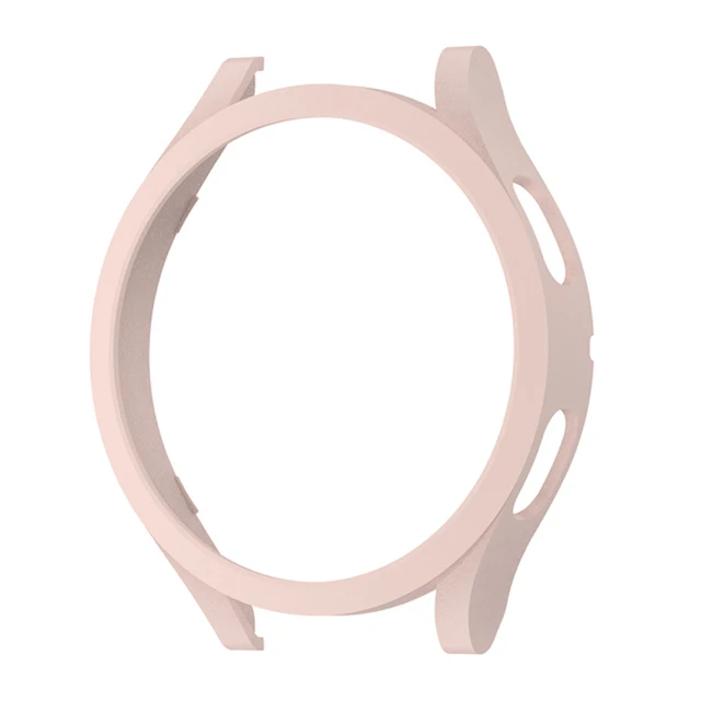 Watch Case For Samsung Galaxy Watch 4 44mm PC Matte Cover  Protective Compatible Galaxy Watch 4 40mm Clock Bumper Shell Pink
