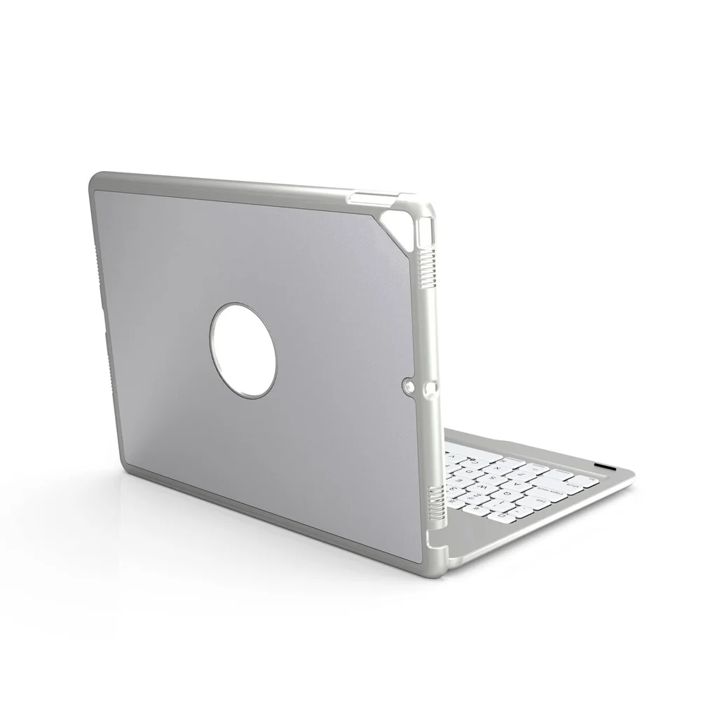 Для Apple iPad 10,2 дюймов планшет Роскошный Алюминиевый Чехол-книжка с Bluetooth клавиатурой защитный чехол-Подставка 7 цветов с регулируемой подсветкой