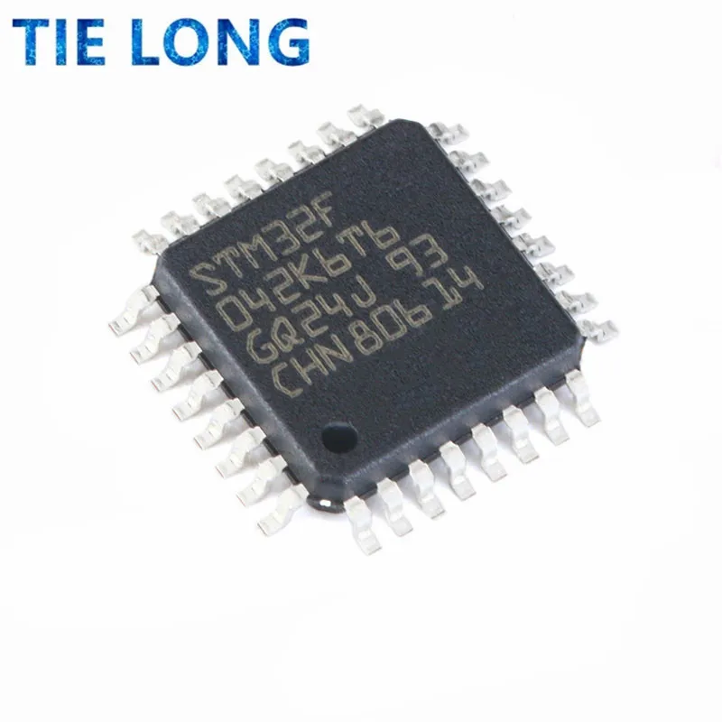 (1 шт.) 100% новый набор микросхем STM32F042K6T6 STM32F 042K6T6 QFP-32 | Электронные компоненты и