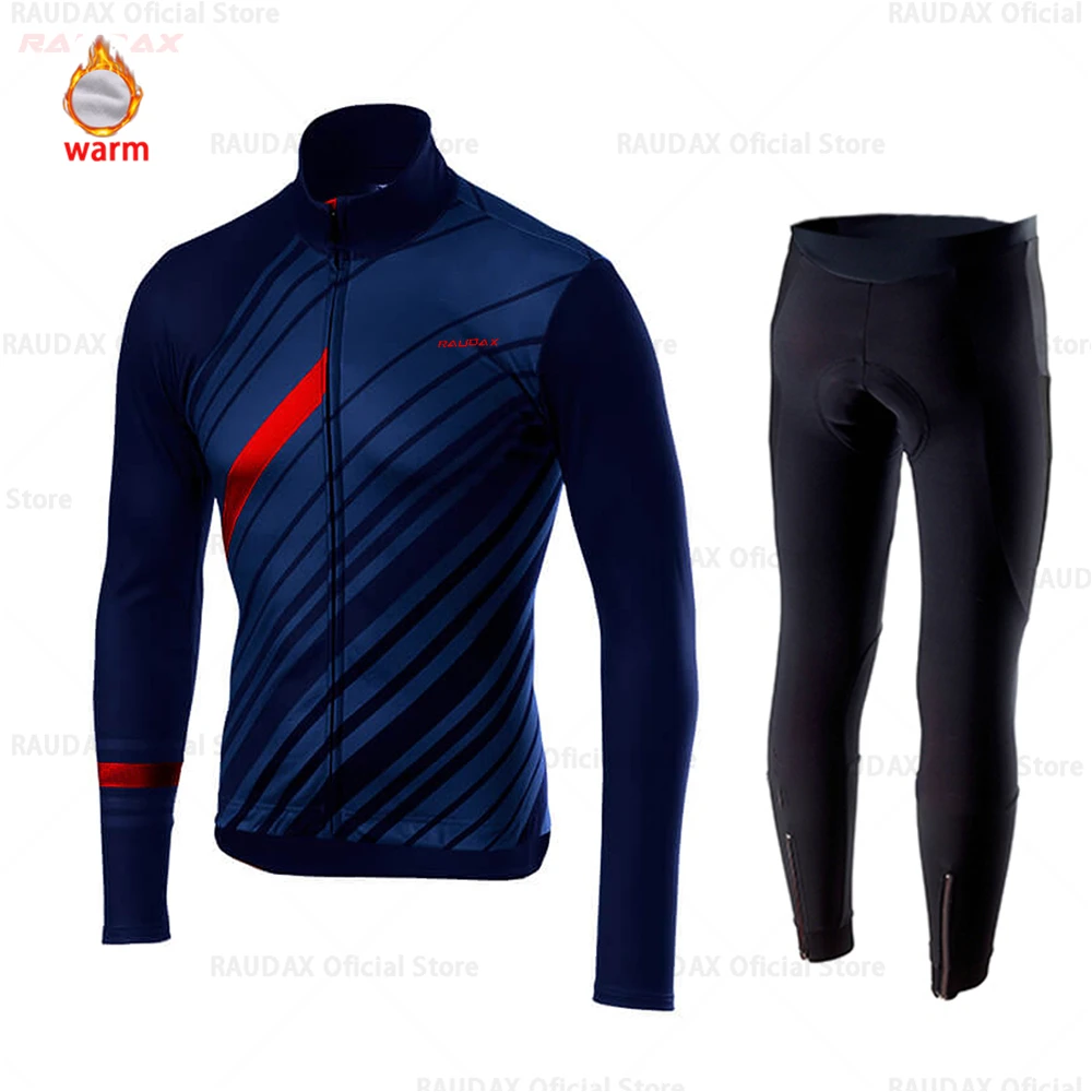 Normal cycling set Набор Джерси для велоспорта профессиональная команда специализируется на зимнем флисе одежда для велоспорта MTB велосипедный комбинезон комплект Ropa Ciclismo триатлон - Цвет: Normal cycling set