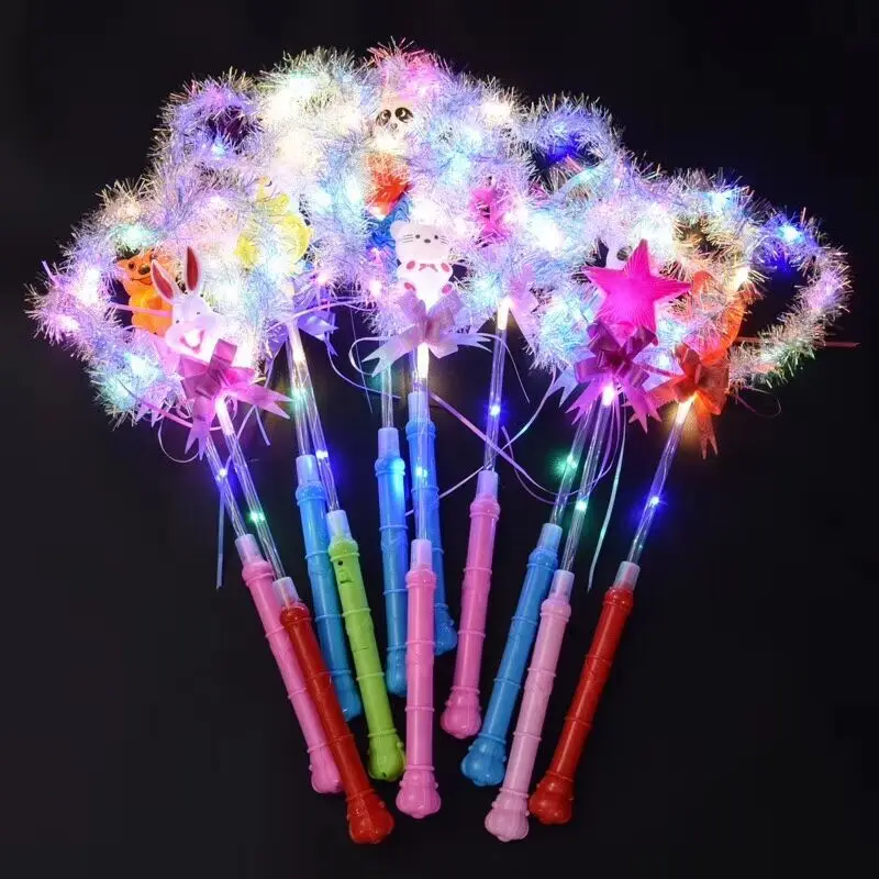 Party Articles Glowing Fairy Stick / Flash Five-star Cartoon Magic Wand Love Concert Glow Toy Led Accessories | Дом и сад
