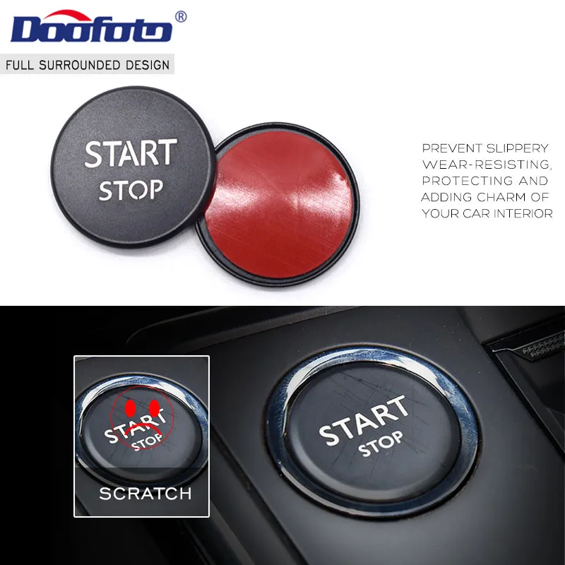 Car Engine Start Stop Ignition Push Cover Rings Case For Ford Peugeot 5008 3008 408 508l 2008 308 4008 car engine start button cover car engine start button car engine start button sticker car button repair stickers