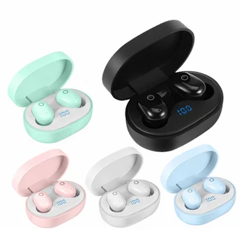 

TWS Bluetooth Earphones Wireless Earbuds with LED Power Display Case 3D Stereo Sound IPX5 Waterproof Whit Charging Box