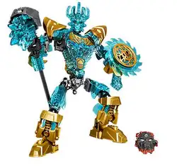 KSZ 613-1 Биохимический воин Bionicle Ekimu маска производитель строительный блок игрушки совместим с Bela Bionicle 71312