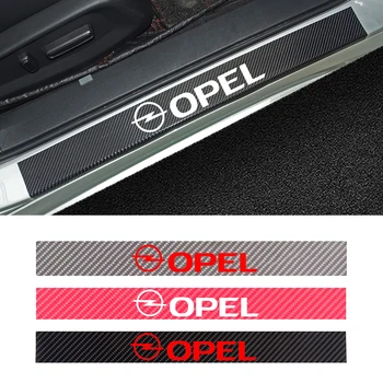 

4PCS Waterproof Carbon Fiber Sticker Protective for Opel Astra H G J Insignia Mokka Zafira Corsa OPC Car accessories Automobiles
