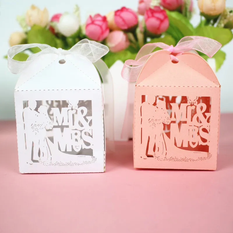 50 шт. картонные коробки для конфет|Подарочные сумки и упаковка| |