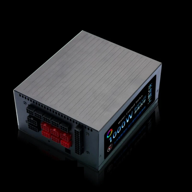 New PSU For Water Cooled Seiko Full Module Game Mute Power Supply Rated 1000W Peak 1450W Power Supply ATX 1000W