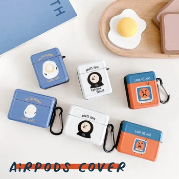 

For Airpods 2 Case AirPods Pro Case Korea funny cartoon Silicon High Quality Wireless Earphone Protective Cover for AirPods