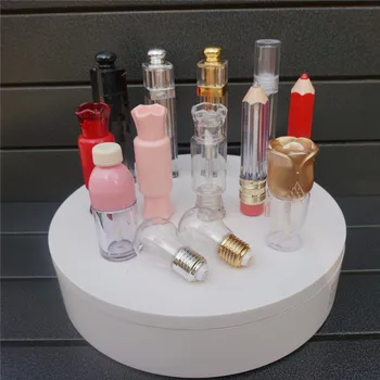 

Empty many kinds of Lip Gloss tube Plastic Lipgloss Tube packing Container Mini Lip Gloss Bottles