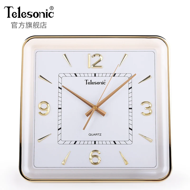 Large Wall Clock Modern Silent Black Creative Kitchen Clock Mechanism Watch Living Room Horloge Wall Watches Home Decor FZ313 - Цвет: 33X32CM