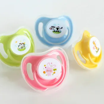 

1pcs Cartoon Nipple Newborn Babys Nipple Pacifiers Baby Cartoon Sleeping Soft Silicone Pacifiers Pattern Random Kids Hot