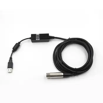 

USB Male to XLR Female Cable Cord Adapter Microphone MIC Link Cable Studio Audio Link Cable