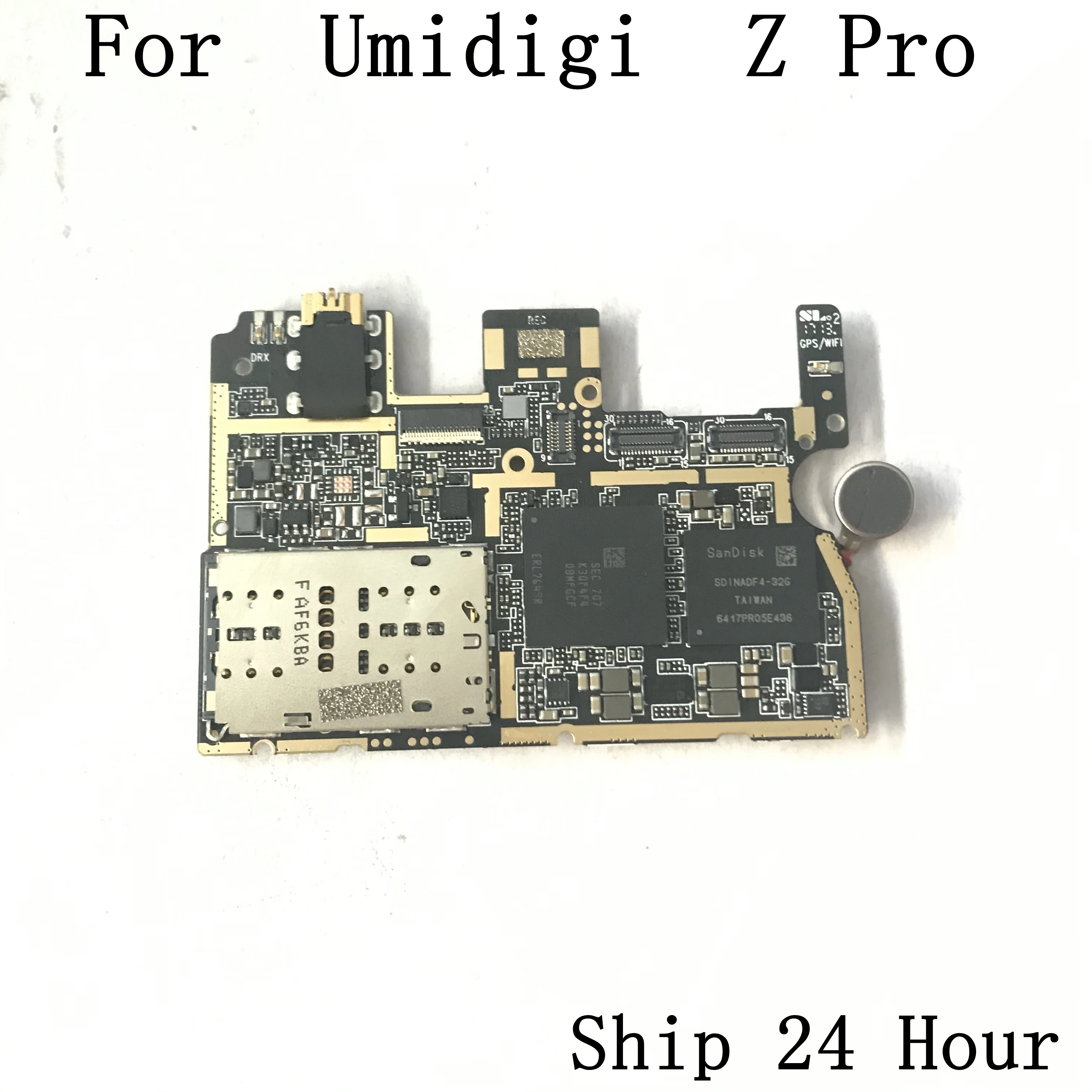 Материнская плата Umidigi Z Pro б/у 4 Гб ОЗУ + 32 ПЗУ материнская для деталь замены