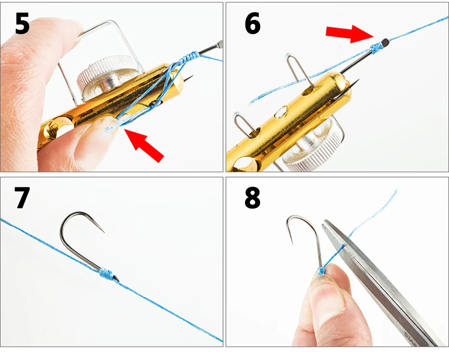 Металлический Рыболовные снасти крючок завязывая инструмент уровня леска для завязывания инструмент к югу от линии галстук-бабочка узлов и галстуком-бабочкой петля Tyer крючок для удаления