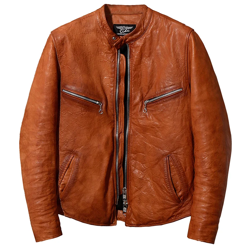 2021 men's Pakistan sheepskin vintage 