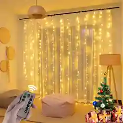 3M LED Christmas Fairy String Lights USB Remote Control Festoon Garland on Window New Year Holiday Decoration for Home Outdoor