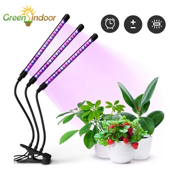 

Led Grow Light Timer Full Spectrum 9W 18W 27W Phyto Lamp For Plants Grow Tube Lights Clip USB Dimmable For Indoor Plant Growing
